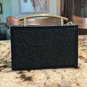 Olga Berg black clutch/purse